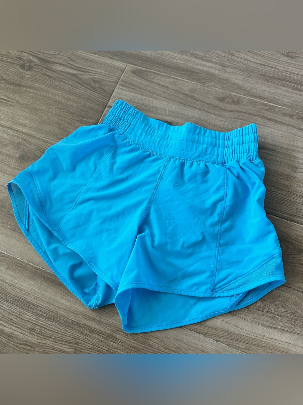 Hotty Hot High-Rise Lined Short 4" - Size 0/Kayak Blue Light